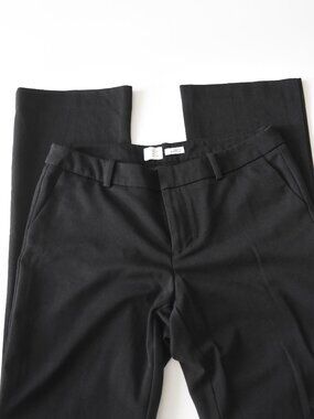 A New Day Black Stretch Dress Pants Women’s Size 6 Straight Leg Office Casual